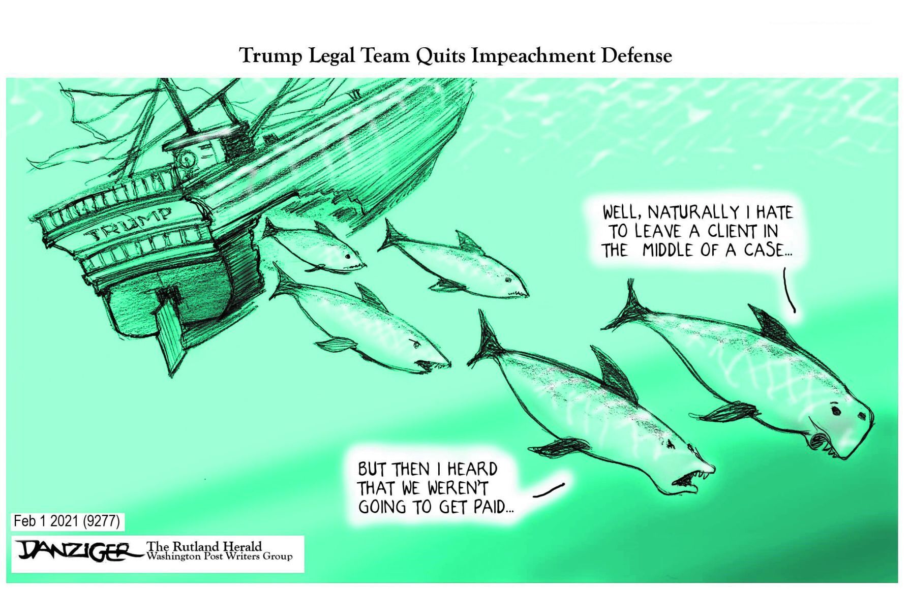 Jeff Danziger cartoon